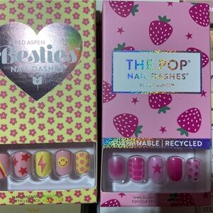 Red Aspen Nail Dashes Set